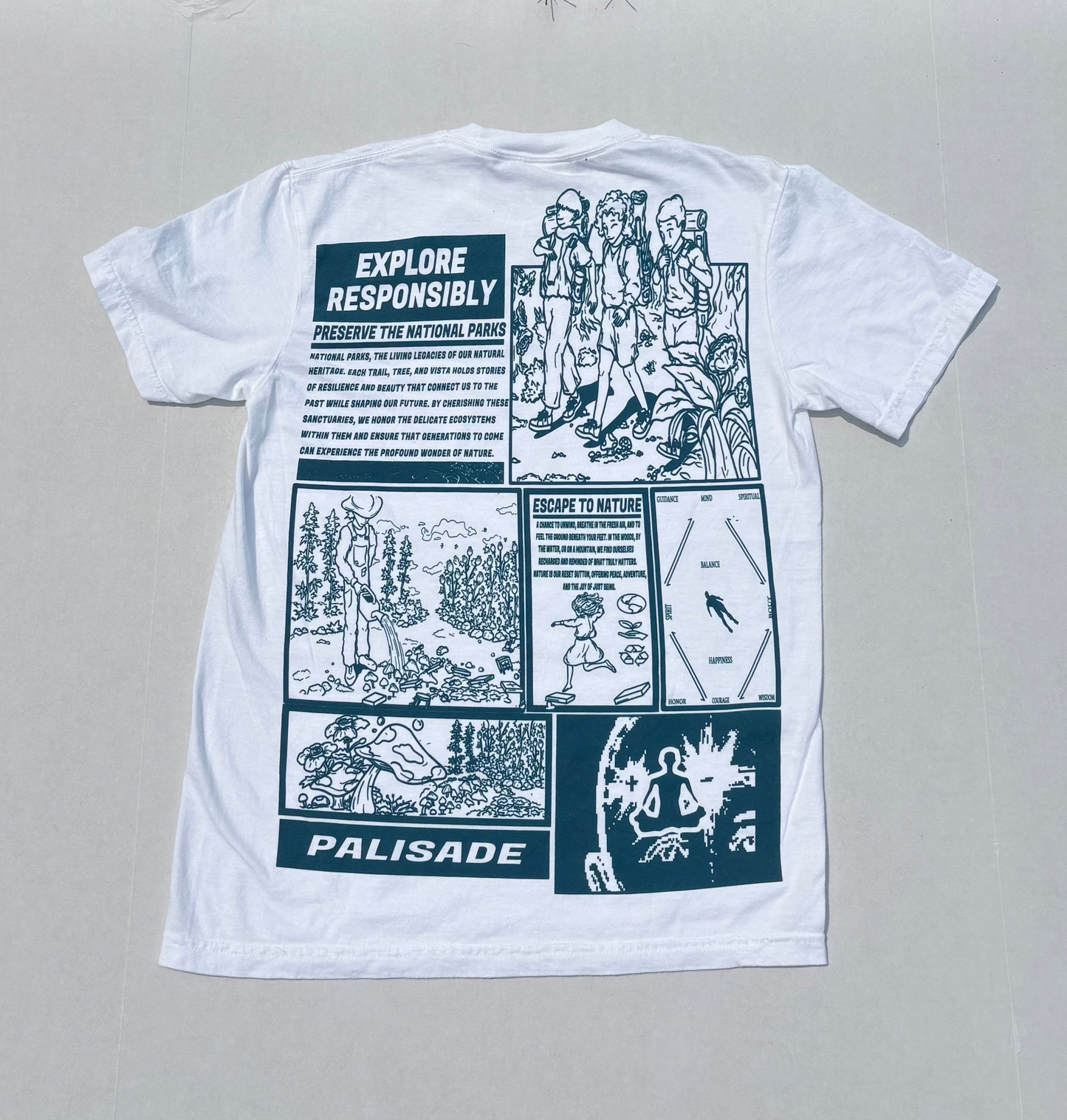 EXPLORE RESPONSIBLY TEE